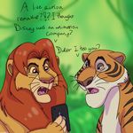  2016 disney feline itoruna jungle_book lion mammal shere_khan talespin the_lion_king tiger 