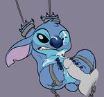  alien armpits bdsm bondage bound c0nnerc00n cum cum_on_face disney experiment_(species) feet foot_fetish footjob lilo_and_stitch male male/male penis shackles stitch tagme toes 