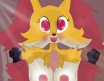  &lt;3 &lt;3_eyes 2016 4_fingers anthro areola big_breasts black_fur black_nose blush breasts canine cute cute_face delphox digital_drawing_(artwork) digital_media_(artwork) duo e-01_(artist) erect_nipples female fox fur inner_ear_fluff looking_at_viewer male male/female mammal multicolored_fur nintendo nipples nude open_mouth penis pok&eacute;mon red_eyes red_fur sex simple_background smile titfuck tongue video_games white_fur yellow_fur 