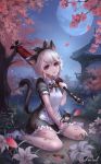  animal_ears blade_&amp;_soul maid tagme tail umbrella 