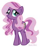  2011 cute cutie_mark digital_media_(artwork) equine female feral hair happy horse mammal mlpazureglow multicolored_hair my_little_pony pony simple_background smile solo wysteria_(mlp) 