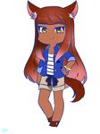  brown_hair dark_skin female hair humanoid lolirock looking_at_viewer solo talia unknown_artist yellow_eyes 