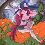  anthro blog breasts clothing cute digitally equine fan_character female food fruit hair halloween holidays horn horse legwear magic_user mammal mane my_little_pony pin pony ponydoodleday pumpkin stockings unicorn up witch 