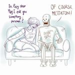  2016 animated_skeleton bone dialogue duo english_text machine male mettaton not_furry papyrus_(undertale) robot robynrot skeleton text undead undertale video_games 