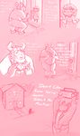  asgore_dreemurr beard boombox boss_monster caprine clothing comic door doorstep facial_hair goat horn human invalid_tag jacket lyrics mammal night outside protagonist_(undertale) rodog stripes text undertale video_games window 