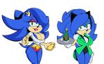  2016 alpha_channel anthro big_breasts breasts cleavage clothed clothing crossgender cuisine female hedgehog mammal sonic_(series) sonic_the_hedgehog 