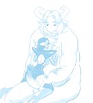  asgore_dreemurr girly grinding huge_penis male male/male mettaton penis size_difference undertale video_games 