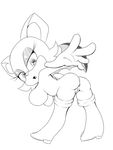  2016 anthro anus bat bent_over big_breasts breasts butt female huge_breasts mammal mdgusty mostly_nude pussy rouge_the_bat side_boob solo sonic_(series) under_boob 