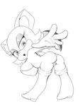  2016 anthro anus bat bent_over big_breasts breasts butt female huge_breasts mammal mdgusty rouge_the_bat side_boob solo sonic_(series) 