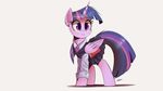  book clothed clothing equine eyelashes feathered_wings feathers female feral friendship_is_magic hair horn mammal my_little_pony ncmares purple_eyes purple_feathers purple_hair simple_background smile solo twilight_sparkle_(mlp) uniform white_background winged_unicorn wings 
