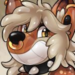  ambiguous_gender animate_inanimate anthro brown_body brown_skin canid canine collar ear_piercing facial_piercing fox gauged_ear grin hair inflatable keit_(squeakykeit) latex latex_body living_inflatable looking_at_viewer mammal markings nose_piercing orange_body orange_skin permagrin piercing pool_toy portrait red_fox rindeadsong septum_piercing smile spiked_collar spikes tan_body tan_hair tan_skin trans_(lore) trans_woman_(lore) true_fox yellow_eyes 