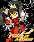  anthro black_hair cat clothing feline female fur gloves hair honey_the_cat long_hair mammal pigtails solo sonic_(series) text trakker yellow_fur 