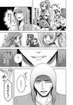  :d alice_girls_shiny_heart animegao bow cat_eyes_(alice_girls) cat_tail comic cosplay costume drill_hair greyscale hair_bow hood hoodie kigurumi magical_girl monochrome one_side_up ooiwa_wataru open_mouth original parari_(parari000) scar shiny_heart_(alice_girls) side_drill simple_background smile star_tail_(alice_girls) super_heroine_boy sweat tail translated twin_drills 