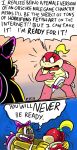 anthro boom_boom boomerang bow_ribbon bracelet comic dialogue duo female grabbing_shoulders hair hi_res humor jewelry koopa koopaling mario_bros nintendo pom_pom_(mario) ponytail ronnieraccoon scalie speech_bubble wendy_o._koopa