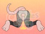 2024 3_toes american_opossum anthro balls bent_legs bent_over besidesbunny biped bodily_fluids butt colored didelphid digital_drawing_(artwork) digital_media_(artwork) erection feet fluffy fur genital_fluids genitals grey_body grey_fur hindpaw kneeling male mammal marsupial nude nude_anthro nude_male paws peeing penis puddle rear_view solo solo_focus tail theo_(besidesbunny) toes urine urine_on_ground urine_pool urine_stream watersports wetting