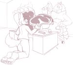 3_toes anthro blush bodily_fluids canid canine clothing diane_foxington dirty dominant dominant_male dreamworks duo elderly feet female female_licking_male flip_flops foot_fetish foot_focus foot_lick foot_on_face foot_play foot_sniffing footprint footprint_in_shoe footwear fox futonmania generation_5_pokemon hi_res holding_clothing holding_footwear holding_object holding_shoes imprints insole kneeling kneeling_on_ground leon_(xxxxyyyyzzzz) licking lost_in_pleasure male male/female mammal master_and_pet musk musk_clouds musk_drunk musk_worship musky_feet nintendo obedient office office_clothing pawpads pawprint pokemon pokemon_(species) role_reversal sandals sandals_removed satisfied shoes size_difference smell smelly smelly_feet sniffing soles stench_lines submissive submissive_female sweat sweaty_feet the_bad_guys toes tongue tongue_out universal_studios visible_stench worn_footwear