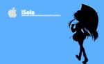  blue ipod polychromatic shihou_matsuri silhouette sola 