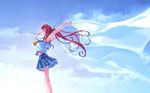  deep_blue_sky_&amp;_pure_white_wings misaki_kurehito miyamae_tomoka sky tagme 