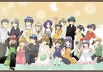  6+girls antenna_hair bad_anatomy blue_eyes blue_hair blush brown_eyes brown_hair clannad dango_daikazoku everyone fujibayashi_kyou fujibayashi_ryou furukawa_akio furukawa_nagisa furukawa_sanae hiiragi_kappei ibuki_fuuko ibuki_kouko ichinose_kotomi kayune_niu kindergarten_teacher long_hair miyazawa_yukine multiple_boys multiple_girls okazaki_naoyuki okazaki_tomoya okazaki_ushio purple_eyes purple_hair sakagami_tomoyo short_hair siblings sisters sunohara_mei sunohara_youhei twins yoshino_yuusuke 