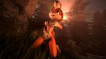  2016 3d_(artwork) anthro anthrofied breast_grab breast_squeeze breast_squish breasts clothing cum cum_inside digital_media_(artwork) female forest fox_whisper85 gloves grass green_eyes half-closed_eyes hand_on_breast kneeling lola_bunny looney_tunes nipples nude open_mouth penetration pinup pose pussy sex_toy solo source_filmmaker teeth tree vaginal vaginal_penetration warner_brothers 