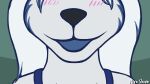animated anthro arctic_fox belly blue_hair_tips blue_insides canid canine canis enroshiva first_person_view fox fur glowing_insides hair herm hi_res hybrid inside_stomach internal intersex lipstick makeup mammal nera_(enroshiva) oral oral_penetration oral_vore penetration predator/prey prey_pov solo throat tongue tongue_out true_fox vore white_body white_fur white_hair wolf