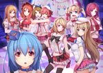  blonde_hair blue_eyes blue_hair group long_hair love_live!_school_idol_project red_eyes red_hair short_hair zhanjian_shaonu 