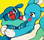  ambiguous_gender brionne cosumik cute duo hug mammal marine nintendo one_eye_closed pinniped pok&eacute;mon popplio sea_lion seal video_games wink 