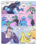 2025 4_fingers 4_panel_comic 4_toes amphibian annoyed anole anthro anti_dev applause balls barefoot big_biceps big_bulge biped black_clothing black_nose black_outline black_shirt black_topwear blue_body blue_skin bodily_fluids buckteeth bulge butt camera chair chin_spikes clothed clothed_anthro clothed_male clothing comic crown cybin_(anti_dev) detailed_bulge dialogue digital_drawing_(artwork) digital_media_(artwork) emanata english_text eyewear facial_spikes feet fingers frog fur furniture genital_outline genitals gesture glasses green_body green_scales grey_body grey_fur group half-closed_eyes headgear heart_symbol hi_res huge_bulge humanoid_genitalia humanoid_hands humanoid_penis hyper hyper_bulge inside jim_rat jockstrap jockstrap_lick king komodo_dragon licking lizard looking_pleasured male male/male mammal markings monitor_lizard mr._swift_(anti_dev) multiple_scenes murid murine muscular muscular_anthro muscular_male narrowed_eyes necktie nipple_outline nipple_piercing nipple_ring nipples nude nude_anthro nude_male on_chair oral outline penile penis penis_grab penis_lick penis_outline piercing pink_tongue plantigrade poison_dart_frog pronounced_browridge purple_body purple_clothing purple_jockstrap purple_scales purple_underwear rat reptile ring_piercing rodent royalty sad scales scalie sea_turtle sex shirt shrug side_balls sitting sitting_on_chair sitting_on_throne slim slim_anthro slim_male spikes spikes_(anatomy) spots spotted_body standing sweat tan_balls tan_penis tank_top teeth text throne title_drop toes tongue tongue_out topwear tripp_(anti_dev) turtle underwear underwear_lick upside_down vein veiny_penis vox_(anti_dev) wearing_glasses whiskers white_clothing white_necktie white_neckwear white_shirt white_tank_top white_topwear yellow_body yellow_scales yellow_sclera