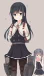  &gt;:) asashio_(kantai_collection) belt black_hair black_legwear black_ribbon blue_eyes brown_eyes cellphone double-breasted dress eyebrows eyebrows_visible_through_hair grey_background grey_hair hair_ribbon heart highres holding holding_phone kantai_collection kasumi_(kantai_collection) long_hair long_sleeves looking_at_viewer machinery multiple_girls neck_ribbon open_mouth pantyhose phone pinafore_dress red_ribbon remodel_(kantai_collection) ribbon school_uniform shirt side_ponytail simple_background smartphone smile sparkle taking_picture v-shaped_eyebrows white_shirt yuki_(yukin0128) 