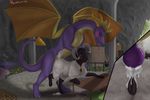  anal animal_genitalia caprine cum dragon duo erection female feral fur interspecies male mammal marble_(gittonsxv) mushbun penetration penis pussy sex sheep size_difference spyro spyro_the_dragon video_games 