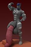  3d_(artwork) abs anthro anthroanim armpits balls biceps big_balls digital_media_(artwork) equine hair horse huge_balls hyper hyper_balls hyper_penis looking_at_viewer male mammal muscular muscular_male nipples nude pecs penis simple_background solo standing wildstripes_(jennifer) 