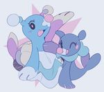  blue_body brionne cute duo fangs looking_at_viewer mammal marine morbidlyso nintendo pinniped pok&eacute;mon popplio sea_lion size_difference tongue tongue_out video_games 
