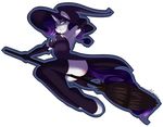  2016 alpha_channel anthro anthrofied armpits blush broom butt clothed clothing equine female friendship_is_magic gloves hair hat horn legwear long_hair looking_at_viewer mammal mrfatcakes my_little_pony purple_hair rarity_(mlp) simple_background solo transparent_background unicorn witch_hat 