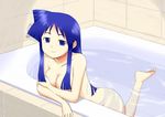  1girl aizawa_chizuru bath breasts shinryaku!_ikamusume 