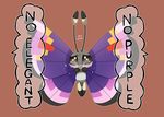  antennae butterfly crying insect nintendo no_humans pokemon pokemon_(game) pokemon_xy tagme tears vivillon wings 