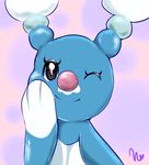  blue_body brionne canelarosa cute looking_at_viewer mammal marine nintendo one_eye_closed pinniped pok&eacute;mon sea_lion seal smile solo video_games wink 