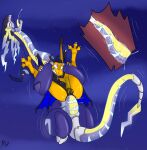 anal anal_penetration balls bodily_fluids clenched_teeth cum cum_in_ass cum_inside cumshot dragon duo ejaculation from_behind_position fuf full_nelson full_nelson_position future_pokemon generation_9_pokemon genital_fluids genitals hi_res igor_(character) internal legendary_pokemon male male/male male_penetrated male_penetrating miraidon multicolored_penis mythological_creature mythological_scalie mythology nintendo paradox_pokemon penetration penis pokemon pokemon_(species) scalie sex teeth