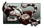  anthro cum erection fluffy male mammal masturbation penis sergal silvergrin solo 