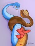 2_penises absurd_res anal anal_penetration animal_genitalia animal_penis anus blue_body blue_scales blush bodily_fluids breath brown_body brown_scales clothing coiling crossover disney dreamworks duo erection feral feral_on_feral feral_penetrated feral_penetrating feral_penetrating_feral forked_tongue frottage gary_de&#039;snake genital_fluids genital_slit genitals hat headgear headwear hemipenes hi_res knot male male/male male_penetrated male_penetrating male_penetrating_male mr._snake_(the_bad_guys) multi_genitalia multi_penis narrowed_eyes open_mouth penetration penile penile_penetration penis penis_in_ass precum red_penis reptile scales scalie serpentine sex skyvo snake the_bad_guys tongue tongue_out zootopia