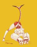 animal_humanoid ass_up bigrock body_horror butt cat_humanoid cat_smile cute_mass demon demon_(ultrakill) exposed_muscle eyes_closed felid felid_humanoid feline feline_humanoid female hair hi_res hideous_mass humanoid humanoidized jack-o&#039;_pose mammal mammal_humanoid mouth_hands new_blood_interactive nude pose red_body red_hands red_tail segmented_tail signature simple_background solo stinger_tail stone_body tail tail_motion tailed_humanoid tailwag the_creation_of_adam ultrakill white_body white_hair white_tail yellow_background