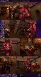3d_(artwork) 5_fingers absurd_res agape_(petruz) anthro armwear artifact big_breasts black_body black_horn black_scales book bottomwear breasts castle chair clothed clothed_anthro clothed_female clothing comic dialogue digital_media_(artwork) dragon dress duo embrace_of_darkness english_text fantasy female fingers flower furniture glowing grey_body grey_scales grey_skin hair half_clothed hi_res horn huge_filesize humanoid_hands inside kala_(petruz) lamp library lizard long_hair magic magic_object magic_user melee_weapon multicolored_body multicolored_scales mythological_creature mythological_scalie mythology necromancer pale_eyes pink_body pink_eyes pink_hair pink_scales pink_skin plant red_eyes reptile scales scalie shield skirt source_filmmaker_(artwork) sword table text topwear weapon xpasha122x yellow_body yellow_scales yellow_skin