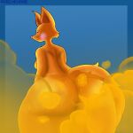 absurd_res archenarie big_butt bodily_fluids butt canid canine diane diane_foxington dreamworks fart fart_fetish female fox foxington gas gassy hi_res mammal solo sweat the_bad_guys vulva
