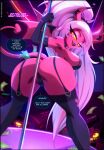 2025 2_horns 4_fingers armwear artist_name bat_wings bedroom_eyes big_breasts big_butt black_bra black_clothing black_gloves black_handwear black_legwear black_stockings black_thong black_underwear bra bra_pull breasts butt camel_toe clothed clothing clothing_pull collar curvy_figure demon demon_humanoid dialogue digital_drawing_(artwork) digital_media_(artwork) elbow_gloves english_text eyelashes felox08 female fingers garter_belt garter_straps glistening glistening_body glistening_skin gloves group hair hands_behind_head handwear heart_tattoo helluva_boss hi_res horn horned_humanoid humanoid inside legwear long_hair long_tail looking_at_viewer looking_back looking_back_at_viewer membrane_(anatomy) membranous_wings money multicolored_hair narrowed_eyes open_mouth open_smile patreon patreon_logo pink_body pink_eyes pink_hair pink_skin pole ponytail profanity seductive skimpy smile spade_tail spiked_collar spikes stockings strip_club stripper stripper_pole succubus tail tailed_humanoid talking_to_viewer tattoo teeth text thick_thighs thong two_tone_hair underwear underwear_pull url verosika_mayday watermark white_hair wide_hipped_female wide_hipped_humanoid wide_hips winged_humanoid wings yellow_sclera