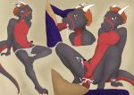 2025 absurd_res anal anal_penetration anthro arix_(razim) arix_crim bodily_fluids bottomwear c-r-s claws clothed clothing comic cuff_(restraint) cum cum_inside cum_inside_butt dragon erection eye_scar facial_scar feather_hair feathers fellatio genital_fluids genitals grey_body grey_scales hand_on_head hi_res horn horn_jewelry horn_ring indigo_(kai_artwork_studio) jewelry kobold loincloth loincloth_only male male/male markings mythological_creature mythological_scalie mythology oral orange_eyes penetration penile penis pseudo_hair red_body red_markings red_scales reptile restraints ring_(jewelry) scales scalie scar sex shackles snout snout_scar tail toe_claws topless