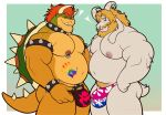 2025 accessory anthro anthro_on_anthro areola armband asgore_dreemurr barazoku beard bedroom_eyes belly biceps big_bulge big_muscles bisexual_pride_colors blue_background bodypaint border boss_monster_(undertale) bovid bowser bracelet bulge caprine claws clothed clothing cock_ring collar duo eyebrows facial_hair facial_piercing fur genitals goat hair hand_print heart_symbol hi_res horn huge_muscles jewelry koopa l_lamasart lgbt_pride lgbt_pride_month long_hair looking_at_viewer male male/male mammal mario_bros musclegut muscular muscular_anthro muscular_male narrowed_eyes nintendo nipple_piercing nipple_ring nipples non-mammal_nipples nose_piercing nose_ring pecs penis penis_accessory penis_base penis_jewelry piercing pride_color_bodypaint pride_colors pubes rainbow_pride_colors ring_piercing scalie seductive shell simple_background smile spiked_armband spiked_bracelet spiked_cock_ring spiked_collar spiked_shell spiked_tail spikes spikes_(anatomy) standing tail teeth thick_arms thick_thighs thong topless topless_anthro topless_male tuft undertale_(series) underwear white_border