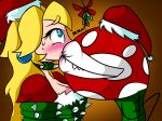  asphyxiation bdsm bondage bound choking female flora_fauna human kissing lustylust mammal mario_bros nintendo piranha_plant plant princess_peach super_smash_bros tentacles video_games 