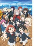  6+girls ahoge artbook asaka_karin asymmetrical_hair black_hair black_jacket black_thighhighs blazer blonde_hair blue_eyes blue_sky blunt_bangs blunt_ends bob_cut bow bowtie braid braided_bun breasts brown_hair buttons cardigan collared_shirt day dress_shirt emma_verde freckles gradient_hair green_eyes green_hair green_ribbon grey_eyes grey_hair hair_between_eyes hair_bow hair_bun hair_ornament hair_over_one_eye hairclip half_updo highres hood hoodie jacket konoe_kanata long_hair long_sleeves looking_at_viewer love_live! love_live!_nijigasaki_high_school_idol_club low_twintails medium_hair mia_taylor mifune_shioriko miyashita_ai mole multicolored_hair multiple_girls nakasu_kasumi neck_ribbon nijigasaki_school_uniform non-web_source official_art one_eye_closed one_side_up open_mouth orange_eyes orange_hair orange_nails osaka_shizuku outdoors pink_eyes pink_hair plaid_clothes plaid_skirt pleated_skirt pointing ponytail purple_eyes purple_hair red_bow red_eyes red_ribbon ribbon school_uniform shirt short_hair short_ponytail sidelocks single_side_bun sketchbook skirt sky smile streaked_hair swept_bangs takasaki_yu tennoji_rina thighhighs twin_braids twintails two-tone_hair uehara_ayumu white_shirt white_skirt winter_uniform yellow_bow yellow_eyes yellow_ribbon yuki_setsuna zhong_lanzhu 