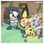 1:1 anal_fluids animal_genitalia annoyed anus balls berry blue_eyes blush blush_lines bodily_fluids brown_eyes butt butt_grab crossed_arms dialogue digital_media_(artwork) duo emanata embarrassed fairyfudge fart fear_peeing female female_peeing feral food food_fetish food_insertion food_play fruit gaping gaping_anus gaping_vagina generation_2_pokemon generation_5_pokemon genital_fluids genitals hand_on_butt hi_res improvised_sex_toy inside looking_back male nanab_berry nintendo open_mouth oran_berry oshawott pecha_berry peeing peeing_on_ground pichu plant pokemon pokemon_(species) pokemon_berry rear_view sheath signature smile sound_effects speech_bubble surprised urine urine_on_ground urine_pool urine_stream vaginal_fluids vowelless vowelless_sound_effect vulva watersports wide_eyed