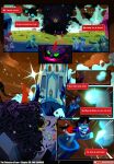 absurd_res castle chilllum crystal crystal_empire crystal_heart crystal_pony_(mlp) cutie_mark dialogue disembodied earth_pony english_text equid equine fan_character female feral friendship_is_magic green_eyes group hasbro hi_res horn horse king_sombra_(mlp) looking_at_viewer magic male mammal my_little_pony mythological_creature mythological_equine mythology outside panicking pony red_horn red_hotn restored scared teaflower300 text unicorn
