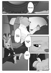  anthro bear car clothed clothing comic dialogue disney duo english_text fur ittybittykittytittys jack_savage lagomorph male mammal rabbit text vehicle zootopia 